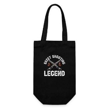 Shooting Skeet Clay Pigeon Shooting - Gift Bag for Bottles - black - Front