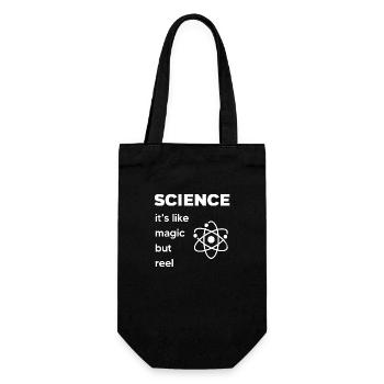 SCIENCE It's Like Magic But Real - Gift Bag for Bottles - black - Front