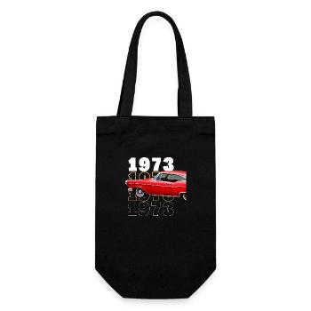 Baujahr 1973 Auto - Geschenkbeutel für Flaschen - Schwarz - Vorne
