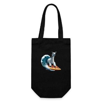Pizza Vagues Alpaga Surfer - Sac à bouteille - noir - Devant