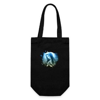 Holly Mary Maria Madonna Mariana Virgin Mary Holy - Gift Bag for Bottles - black - Front