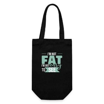 Je suis facile à voir - Sac à bouteille - noir - Devant