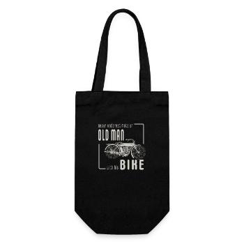 never underestimate - Gift Bag for Bottles - black - Front