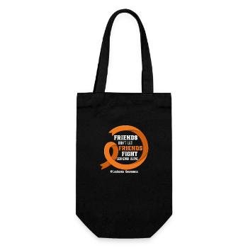 Leukemia Awareness Month Leukemia Survivor - Gift Bag for Bottles - black - Front