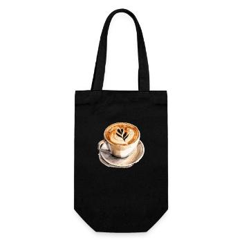 Coffee - Gift Bag for Bottles - black - Front