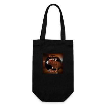 Taureau doré - Sac à bouteille - noir - Devant
