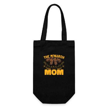 Monarch Mama Schmetterling - Geschenkbeutel für Flaschen - Schwarz - Vorne