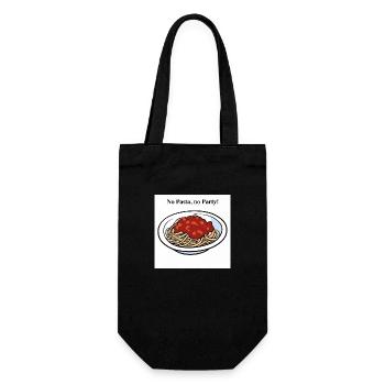 Spaghetti bolognaise (Pas de pâtes, pas de fête!) - Sac à bouteille - noir - Devant