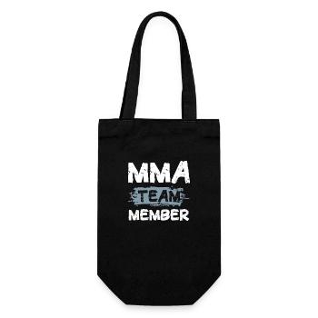 Mma Team - Geschenkbeutel für Flaschen - Schwarz - Vorne