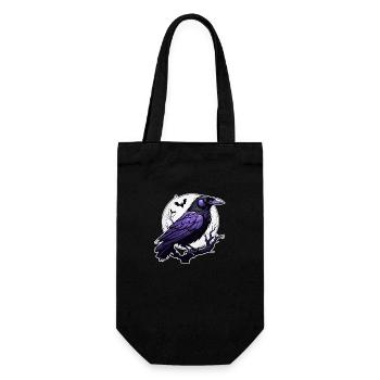 Halloween - Hard Rock - Rabe - Geschenkbeutel für Flaschen - Schwarz - Vorne