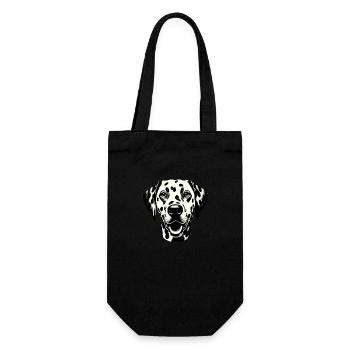 Dalmatien Visage De Chien - Sac à bouteille - noir - Devant
