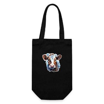 Beef in the snow - Gift Bag for Bottles - black - Front