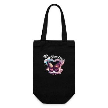 Papillon chromé - Sac à bouteille - noir - Devant