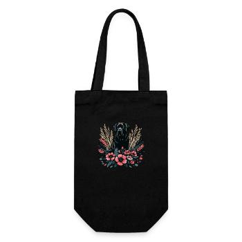 Fleurs de base de Labrador Cottage noir - Sac à bouteille - noir - Devant
