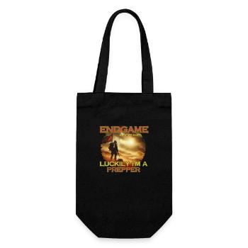 Endgame Prepper - Geschenkbeutel für Flaschen - Schwarz - Vorne