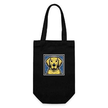 Labrador Retriver Pop Art - Gift Bag for Bottles - black - Front