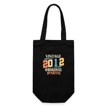 Mois 2012. Cadeau d'anniversaire 2012. 12 ans Birt - Sac à bouteille - noir - Devant