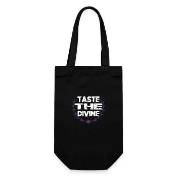 culinary experiences jokes quote - Geschenkbeutel für Flaschen - Schwarz - Vorne