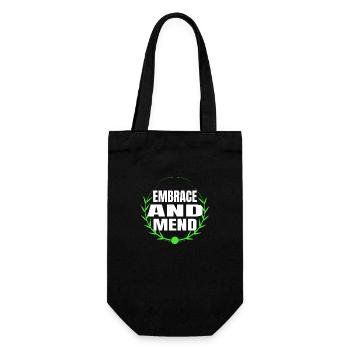 jokes self-healing cool healing energy joke - Gift Bag for Bottles - black - Front