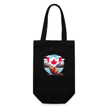 Canada Bieber 6 - Gift Bag for Bottles - black - Front