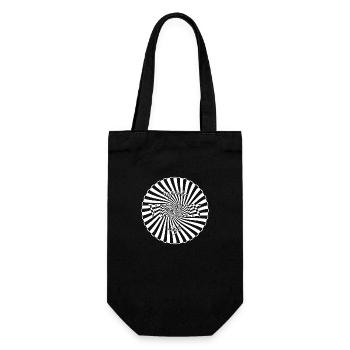 Hypnotic Vision Style - for dark backgrounds - Gift Bag for Bottles - black - Front