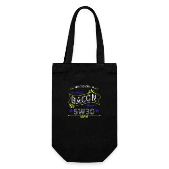 Baseball Sweatshirt Funny Diesel Mechanic Fun - Gift Bag for Bottles - black - Front