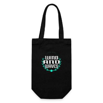Communauté de planche à voile dictons amusants - Sac à bouteille - noir - Devant