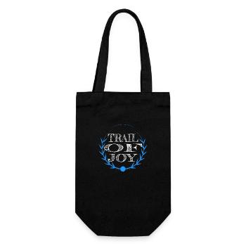 Inner Bliss Biking Fitness Funny Quote - Gift Bag for Bottles - black - Front