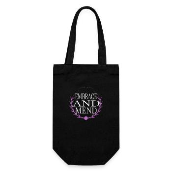 healing power holistic healing encouragement - Gift Bag for Bottles - black - Front