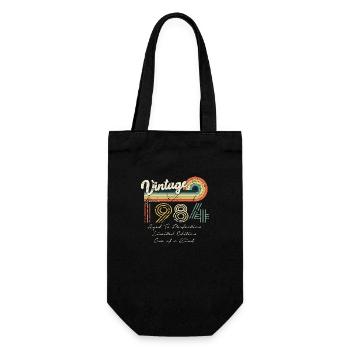 1984 Vintage Classic 1984 - Gift Bag for Bottles - black - Front