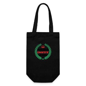 MEILLEUR INSTIT DU MONDE - Sac à bouteille - noir - Devant