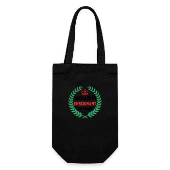 MEILLEUR ENSEIGNANT DU MONDE - Sac à bouteille - noir - Devant