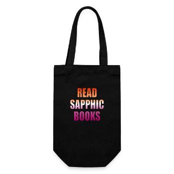Read Sapphic Books - Gift Bag for Bottles - black - Front
