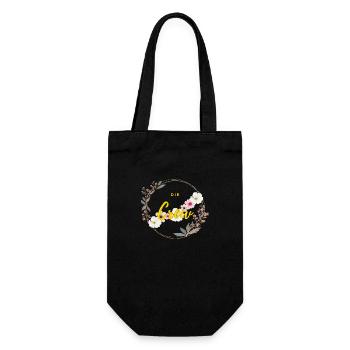 Die Crew - Geschenkbeutel für Flaschen - Schwarz - Vorne
