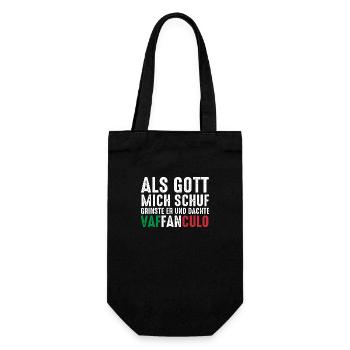 Italien Italiener Vaffanculo - Geschenkbeutel für Flaschen - Schwarz - Vorne