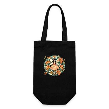 Tiger Lily Fairy - Gift Bag for Bottles - black - Front