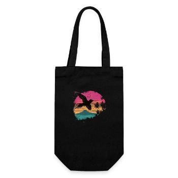 hummingbird, bird, nature, animals, wilderness, nectar - Gift Bag for Bottles - black - Front