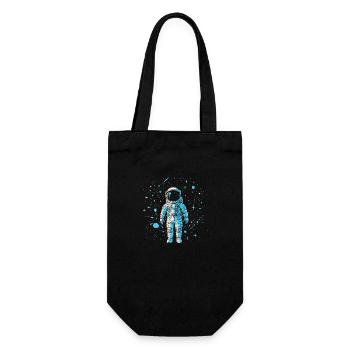 Astronaut - Gift Bag for Bottles - black - Front