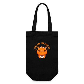 Tell Me I m Pretty - Gift Bag for Bottles - black - Front
