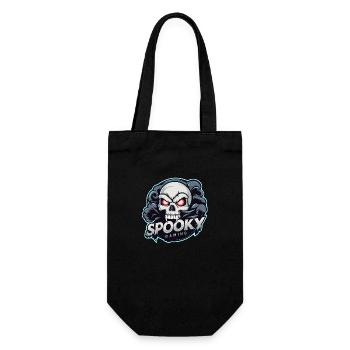 spooky gaming - crane squelette jeu video - Sac à bouteille - noir - Devant