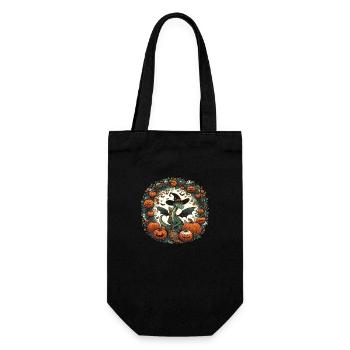 Halloween Dragon - Gift Bag for Bottles - black - Front