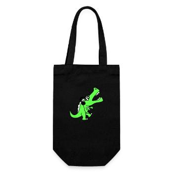 Crocodile DJ Cool Dino Party Club Musique Écouter Fun - Sac à bouteille - noir - Devant