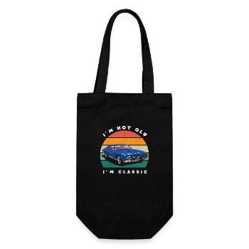 I'm Not Old I'm Classic - Gift Bag for Bottles - black - Front