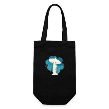 Chain Carousel Vintage Retro Nostalgia - Gift Bag for Bottles - black - Front