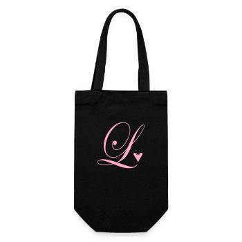 Monogramme L Cœur Vigne - Sac à bouteille - noir - Devant