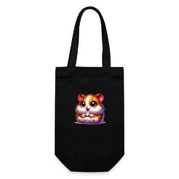 Hamster Comic - Gift Bag for Bottles - black - Front
