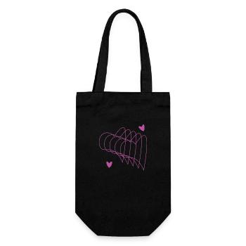 Sweet Pinkish Love Resonance 00 - Gift Bag for Bottles - black - Front