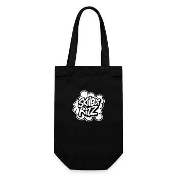 Skibidi Ritz Logo – Gen Alpha Slang Inspired - Gift Bag for Bottles - black - Front