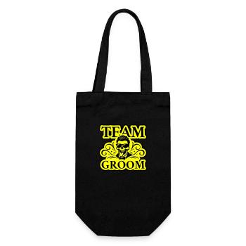 Team Groom Wedding - Gift Bag for Bottles - black - Front