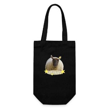 Sheep Good Night Sleep Chemise - Sac à bouteille - noir - Devant